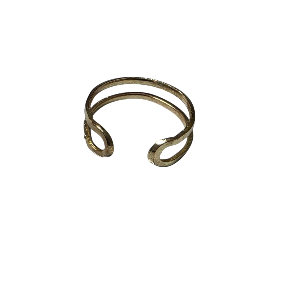 Gold Open Ring - Picture 2 of 3